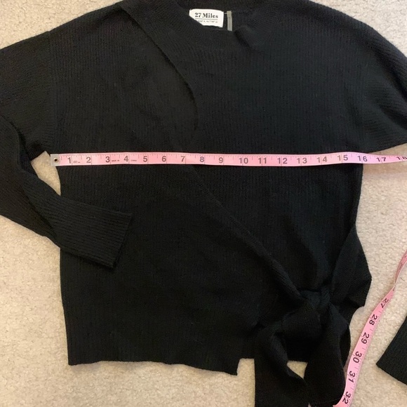 27 Miles Women 100% Cashmere Wrap Sweater Size XS - Picture 9 of 10